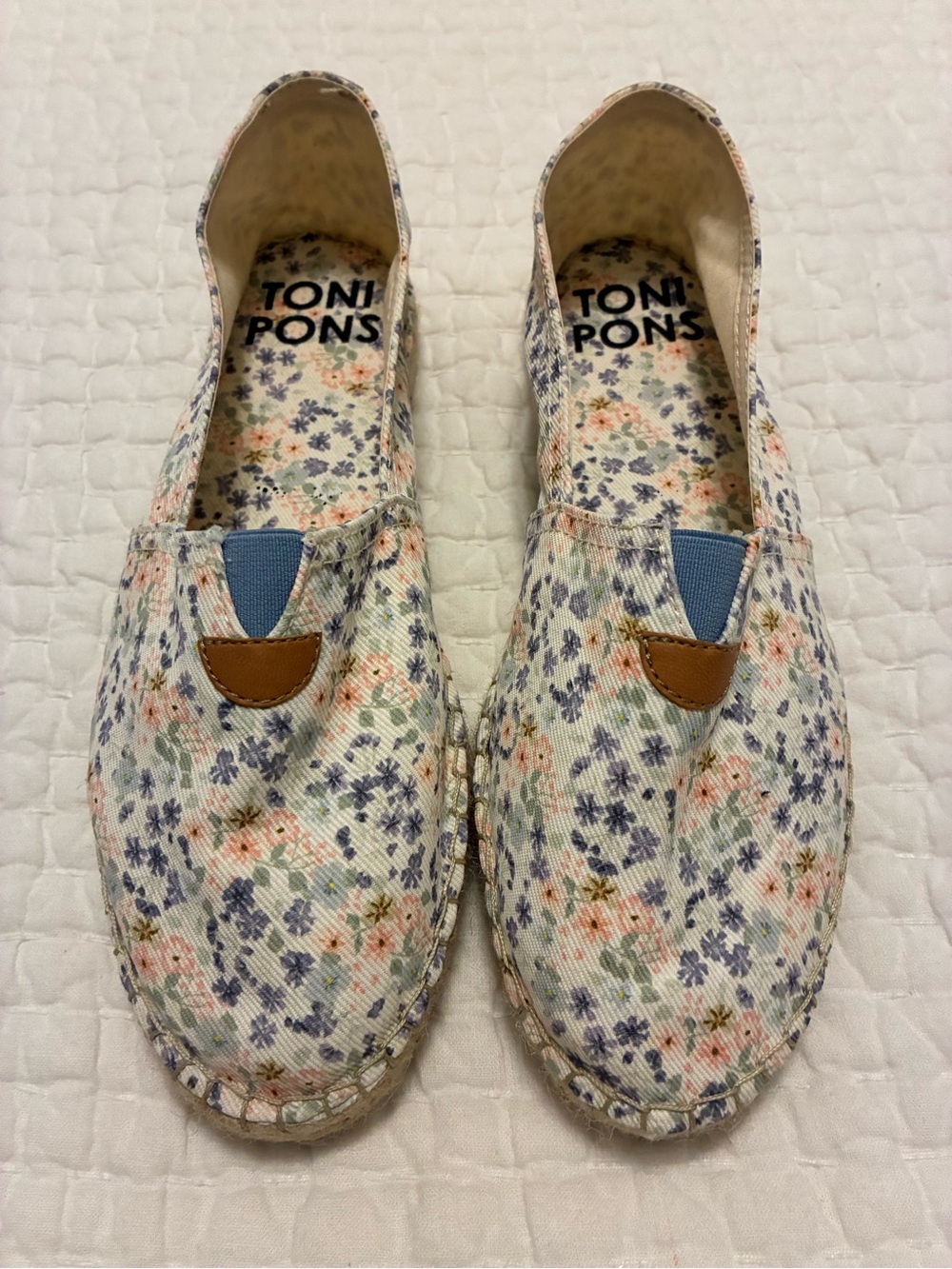 Toni Pons Floral Espadrilles in Multi-Color Size 40